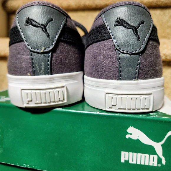 NWT Puma Men's Size 8 Charcoal and Black Sneakers - Picture 6 of 6